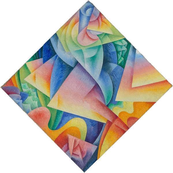 Gino Severini Dancer = Propeller = Sea, 1915