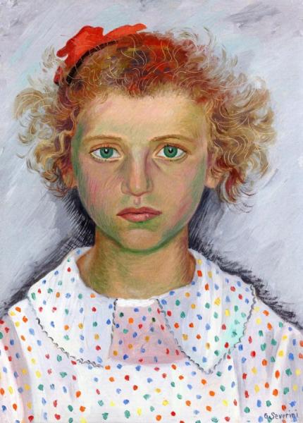 Girl From Olevano by Gino Severini