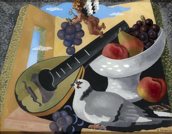 Natura Morta by Gino Severini Oil Painting Reproductions