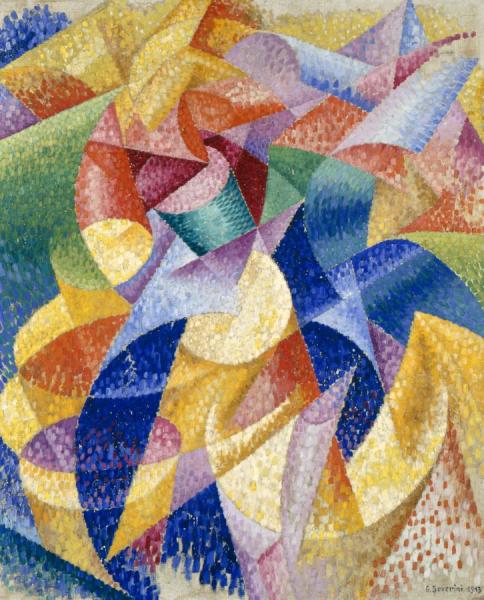 Sea = Dancer (mare = Ballerina) by Gino Severini