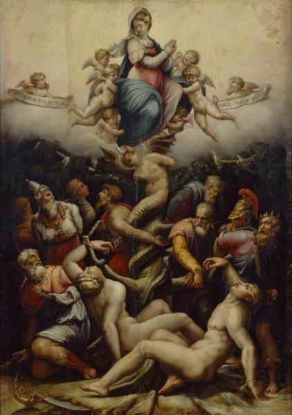 An Allegory Of The Immaculate Conception by Giorgio Vasari Oil Painting Reproductions