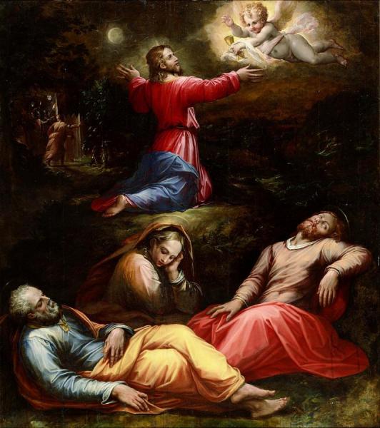 The Garden Of Gethsemane by Giorgio Vasari Oil Painting Reproductions