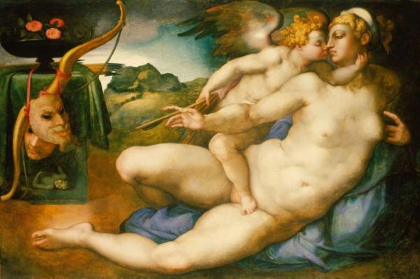Venus And Cupid by Giorgio Vasari Oil Painting Reproductions