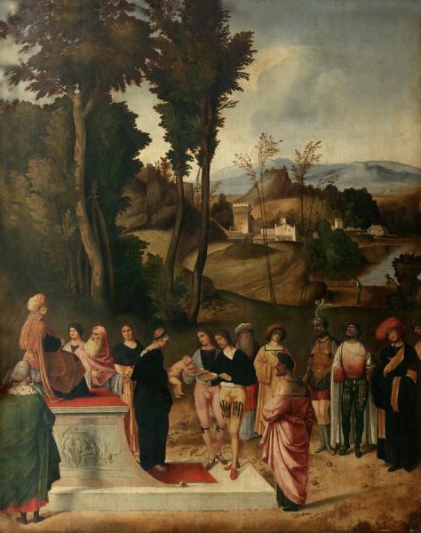 Moses Undergoing Trial By Fire by Giorgione