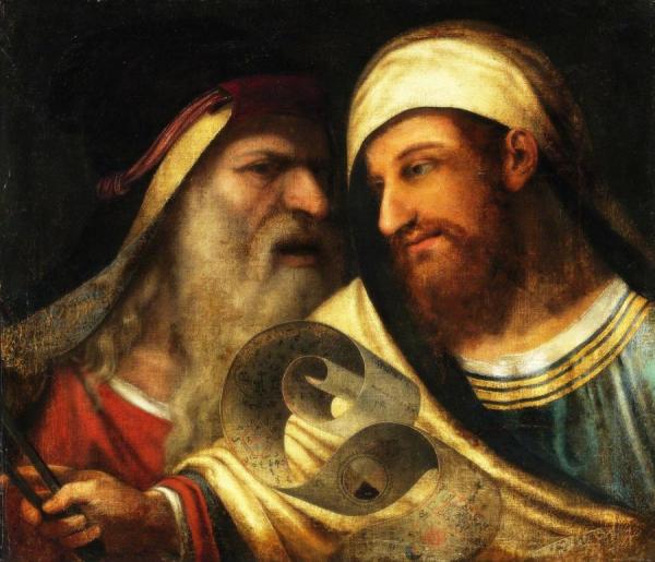 Two Philosophers by Giorgione Oil Painting Reproductions