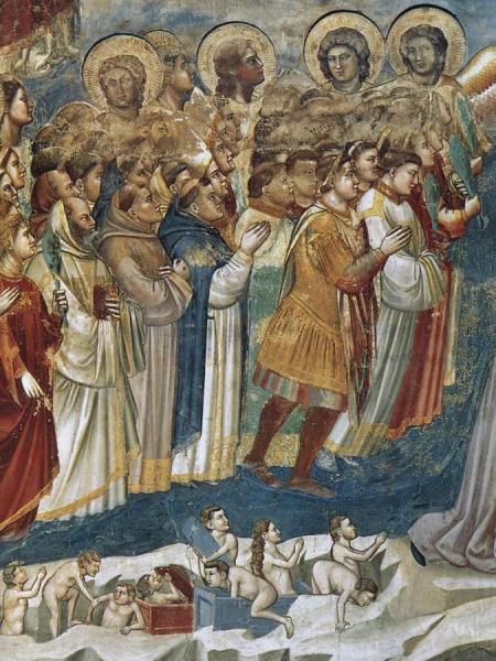 Last Judgment (detail 8) (cappella Scrovegni (arena Chapel), Padua) by Giotto Di Bondone