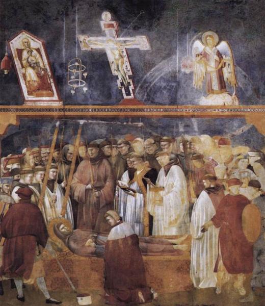 Legend Of St Francis: 22. Verification Of The Stigmata (upper Church, San Francesco, Assisi) by Giotto Di Bondone