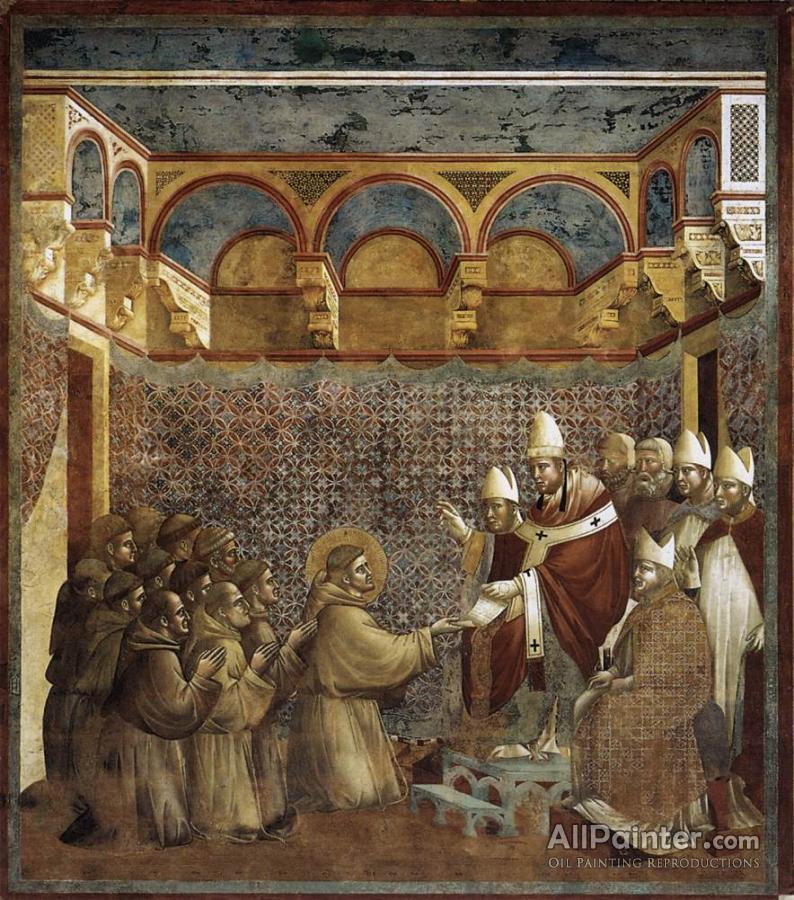 Giotto Di Bondone Legend Of St Francis: 7. Confirmation Of The Rule ...