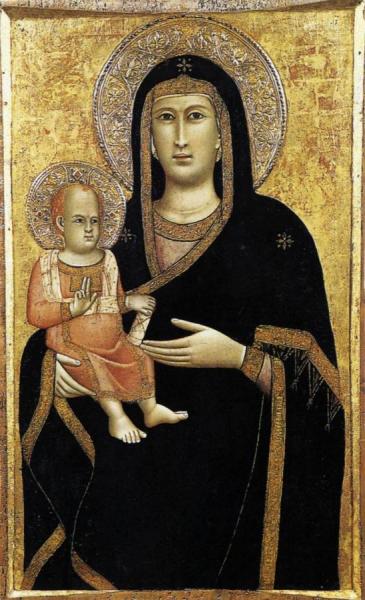Madonna And Child by Giotto Di Bondone