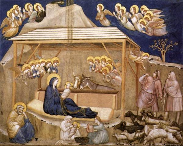 Giotto Di Bondone Nativity (north Transept, Lower Church, San Francesco, Assisi)