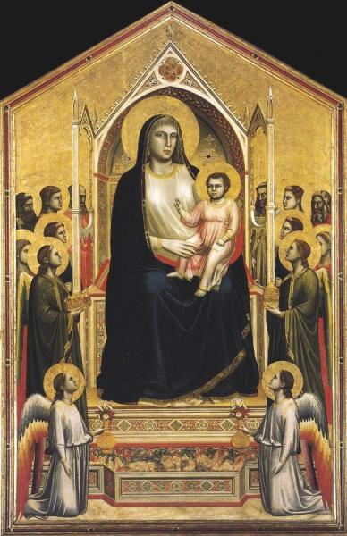 Ognissanti Madonna (madonna In Maestà) by Giotto Di Bondone