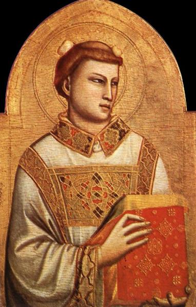 Saint Stephen by Giotto Di Bondone
