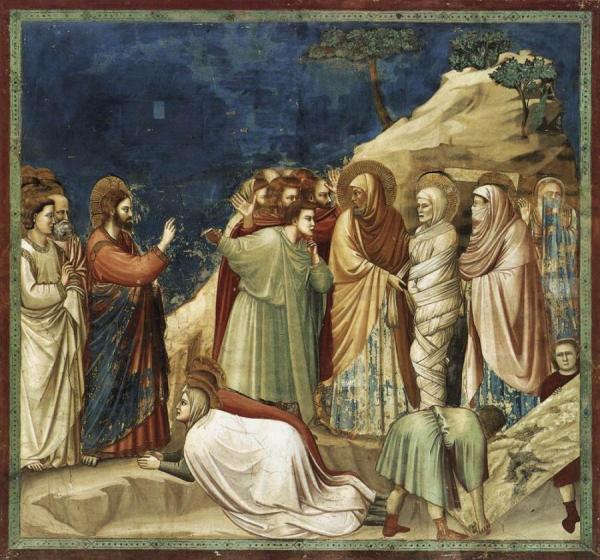 Scenes From The Life Of Christ: 9. Raising Of Lazarus (cappella Scrovegni (arena Chapel), Padua) by Giotto Di Bondone