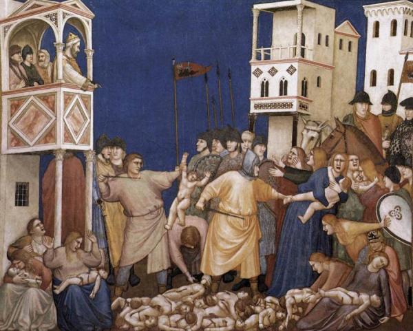 The Massacre Of The Innocents (north Transept, Lower Church, San Francesco, Assisi) by Giotto Di Bondone