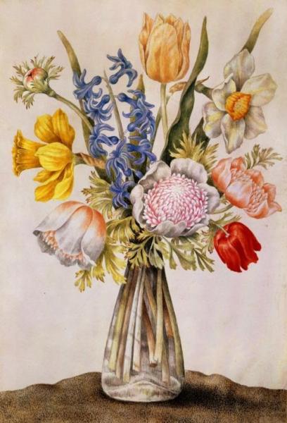 Giovanna Garzonni Nature Morte Au Vase De Fleurs