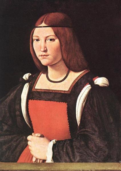 Portrait Of A Young Woman by Giovanni Antonio Boltraffio