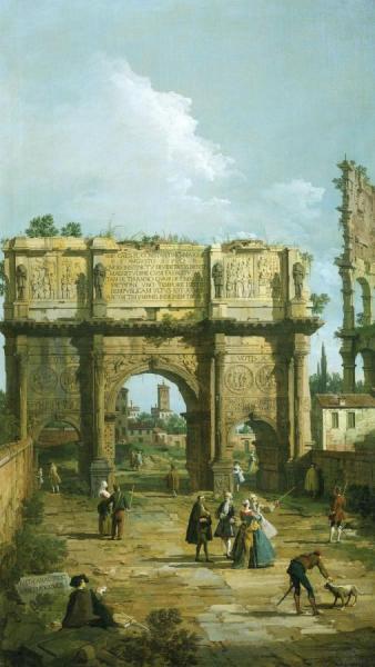 Giovanni Antonio Canal (called Canaletto) Arch Of Constantine