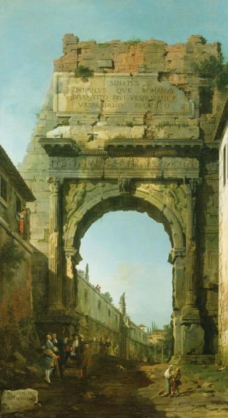 Giovanni Antonio Canal (called Canaletto) Arch Of Titus