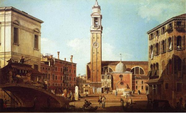 Camo Santi Apostoli by Giovanni Antonio Canal (called Canaletto)