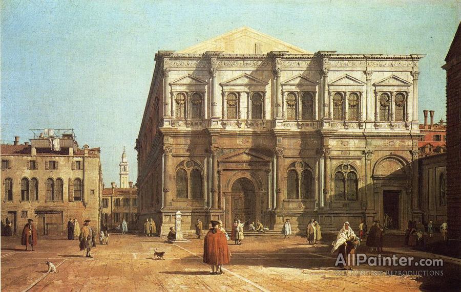 Scala Dei Giganti by (Giovanni Antonio Canal) Canaletto Reproduction For  Sale