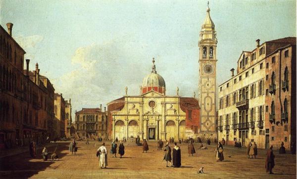 Campo Santa Maria Formosa by Giovanni Antonio Canal (called Canaletto)
