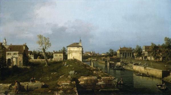 Porta Portello, Padua by Giovanni Antonio Canal (called Canaletto)
