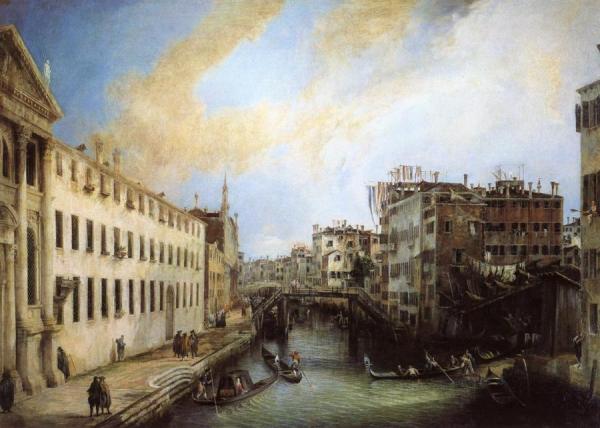 Rio Dei Mendicanti: Looking South by Giovanni Antonio Canal (called Canaletto)
