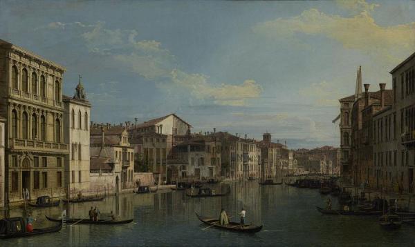 The Grand Canal From Palazzo Flangini To Campo San Marcuola by Giovanni Antonio Canal (called Canaletto)