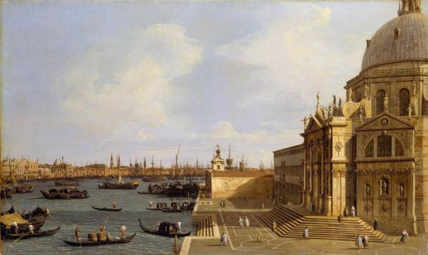 Venice, Santa Maria Della Salute by Giovanni Antonio Canal (called Canaletto)