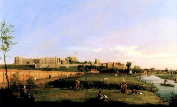Windsor Castle by Giovanni Antonio Canal (called Canaletto)