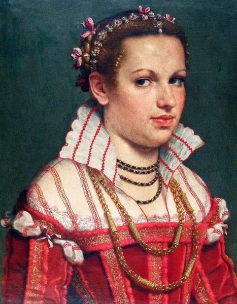 Portrait Of Isotta Brembati Grumelli by Giovanni Battista Moroni Oil Painting Reproductions