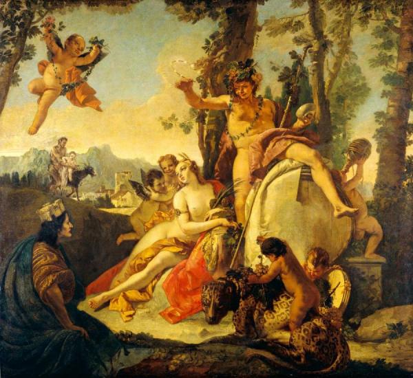 Bacchus And Ariadne by Giovanni Battista Tiepolo Oil Painting Reproductions