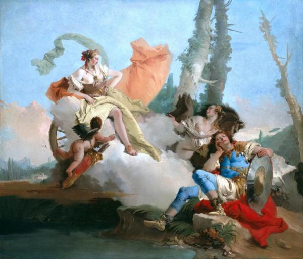 Rinaldo Enchanted By Armida by Giovanni Battista Tiepolo