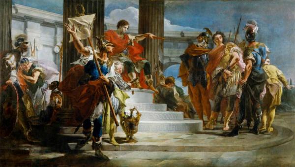 Scipio Africanus Freeing Massiva by Giovanni Battista Tiepolo