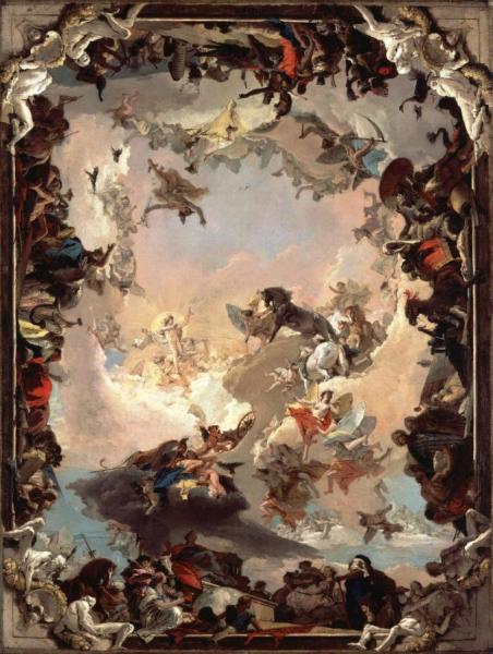 Study For Allegory Of The Planets And Continents by Giovanni Battista Tiepolo