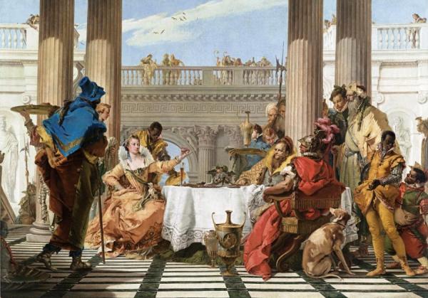 The Banquet Of Cleopatra by Giovanni Battista Tiepolo