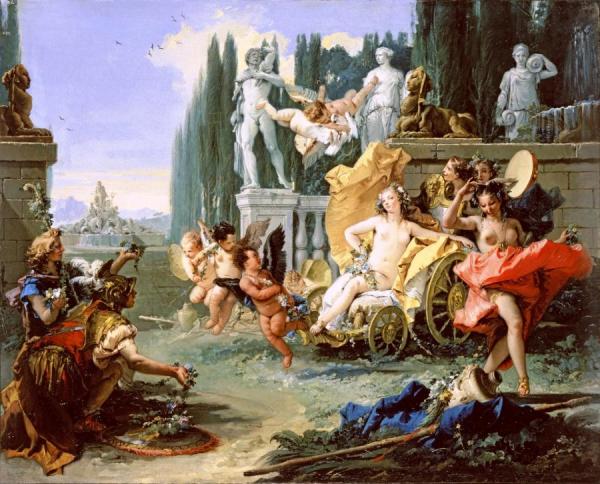 The Empire Of Flora by Giovanni Battista Tiepolo