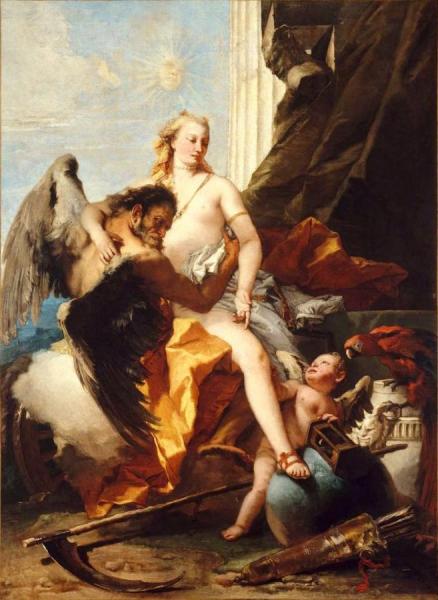 Time Unveiling Truth by Giovanni Battista Tiepolo