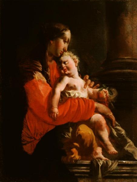 Virgin And Child by Giovanni Battista Tiepolo Oil Painting Reproductions