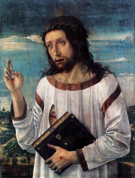 Blessing Christ by Giovanni Bellini Oil Painting Reproductions