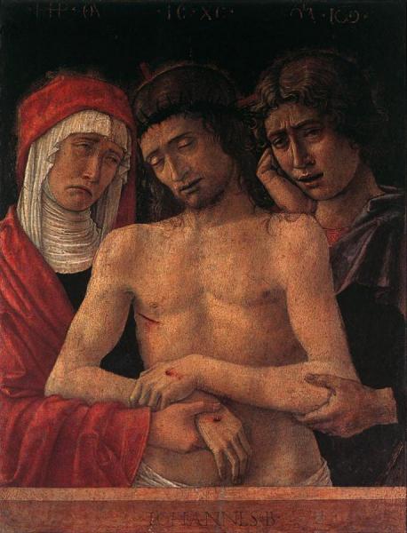 Giovanni Bellini Dead Christ Supported By The Madonna And St John (pieta)