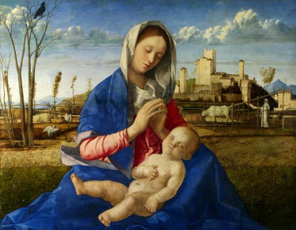 Giovanni Bellini Madonna Of The Meadow (madonna Del Prato)