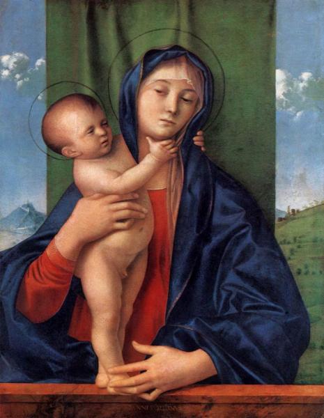 Madonna With The Child by Giovanni Bellini Oil Painting Reproductions