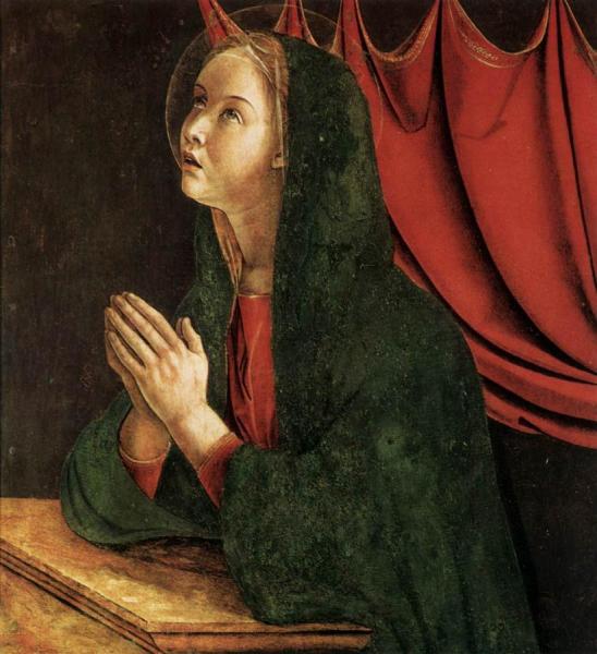 Polyptych Of San Vincenzo Ferreri (detail) by Giovanni Bellini