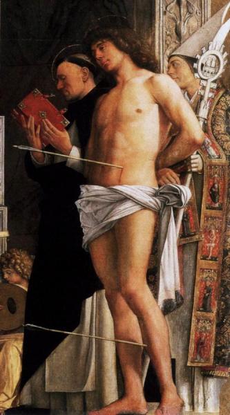 San Giobbe Altarpiece (detail) by Giovanni Bellini