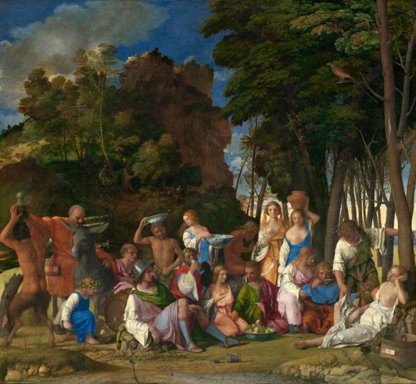 The Feast Of The Gods by Giovanni Bellini