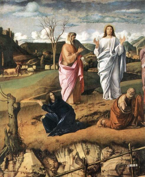 Transfiguration Of Christ (detail) by Giovanni Bellini