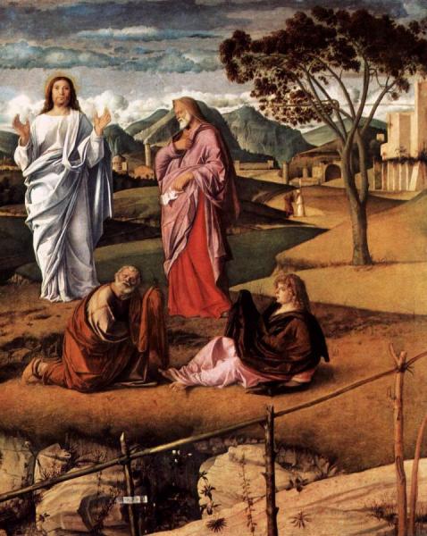 Transfiguration Of Christ (detail) by Giovanni Bellini