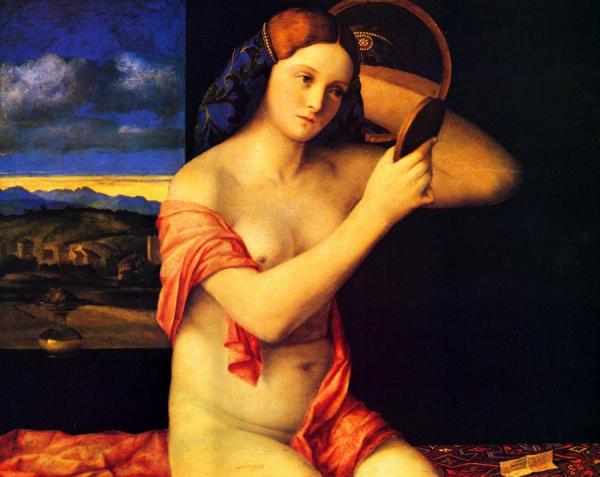 Young Woman At Her Toilet by Giovanni Bellini