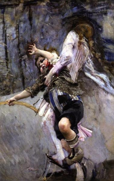 Child With Hoop by Giovanni Boldini